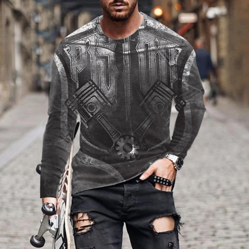 ELBÉ URBAN™ – Sweatshirt Homme Imprimé Manches Longues – vue 1