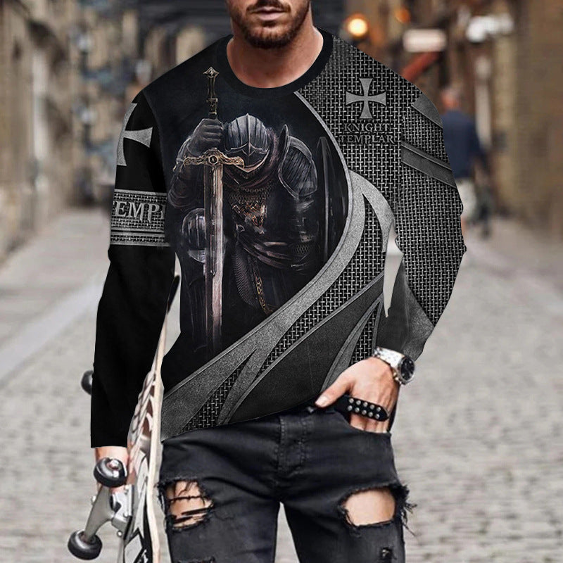 ELBÉ URBAN™ – Sweatshirt Homme Imprimé Manches Longues – vue 2