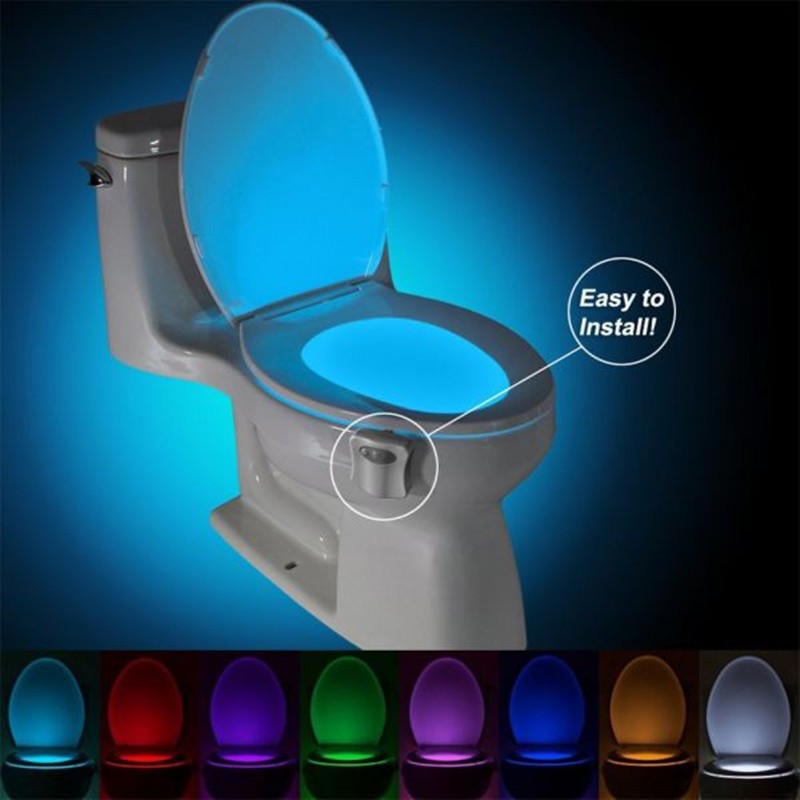 Veilleuse LED à détection pour toilettes – vue 1