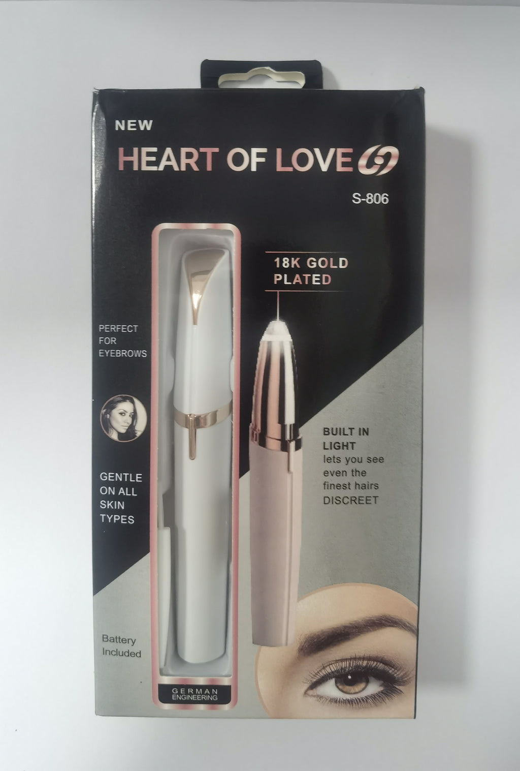 Mini tondeuse électrique pour sourcils – vue 4
