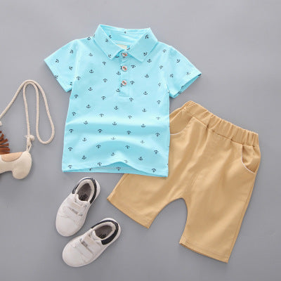 ELBÉ KIDS™ – Ensemble Garçon Polo & Short – vue 2