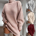 Robe pull col roulé pour femme – vue 1
