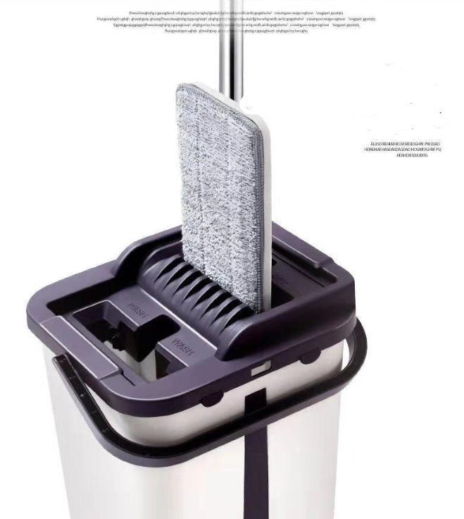 ELBÉ CLEAN™ – Balai Plat Microfibre avec Seau Essoreur – vue 5
