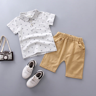 ELBÉ KIDS™ – Ensemble Garçon Polo & Short – vue 7