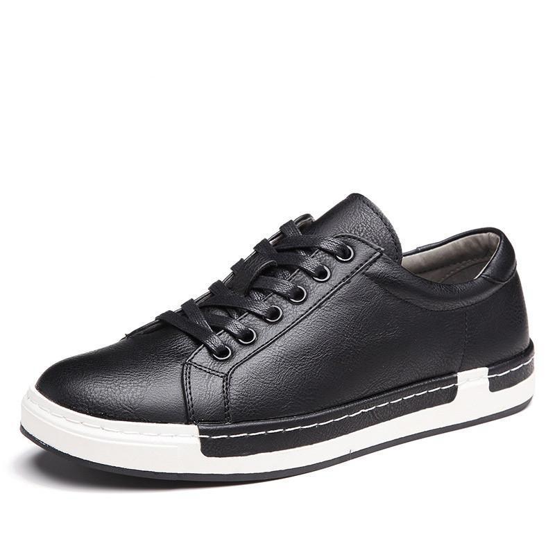 Chaussures casual effet cuir - vue 3