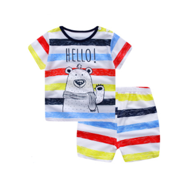 Ensemble bébé avec t-shirt motif dessin animé – vue 4