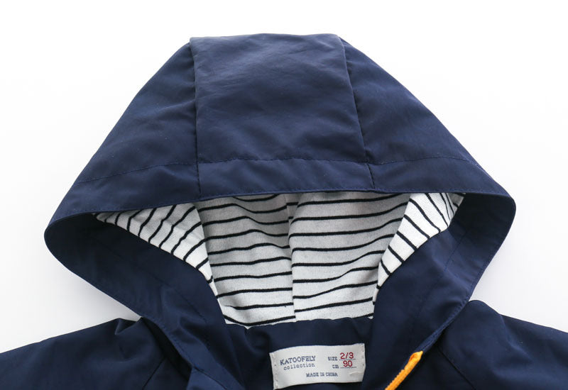 ELBÉ KIDS™ – Veste Coupe-Vent Enfant à Capuche – vue 6