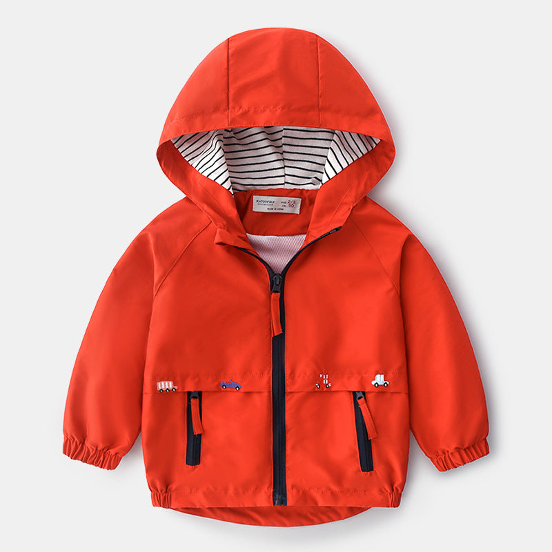 ELBÉ KIDS™ – Veste Coupe-Vent Enfant à Capuche – vue 3