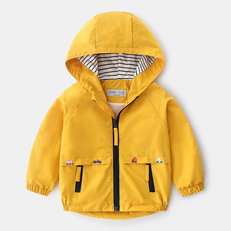 ELBÉ KIDS™ – Veste Coupe-Vent Enfant à Capuche – vue 4