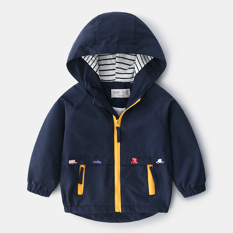 ELBÉ KIDS™ – Veste Coupe-Vent Enfant à Capuche – vue 2