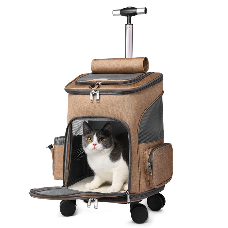 Sac à dos trolley pliable pour animal – vue 1