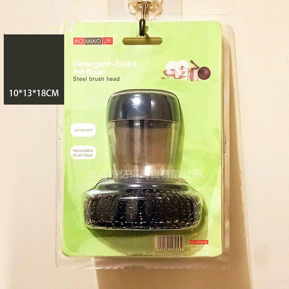 Brosse vaisselle avec distributeur de savon – vue 4