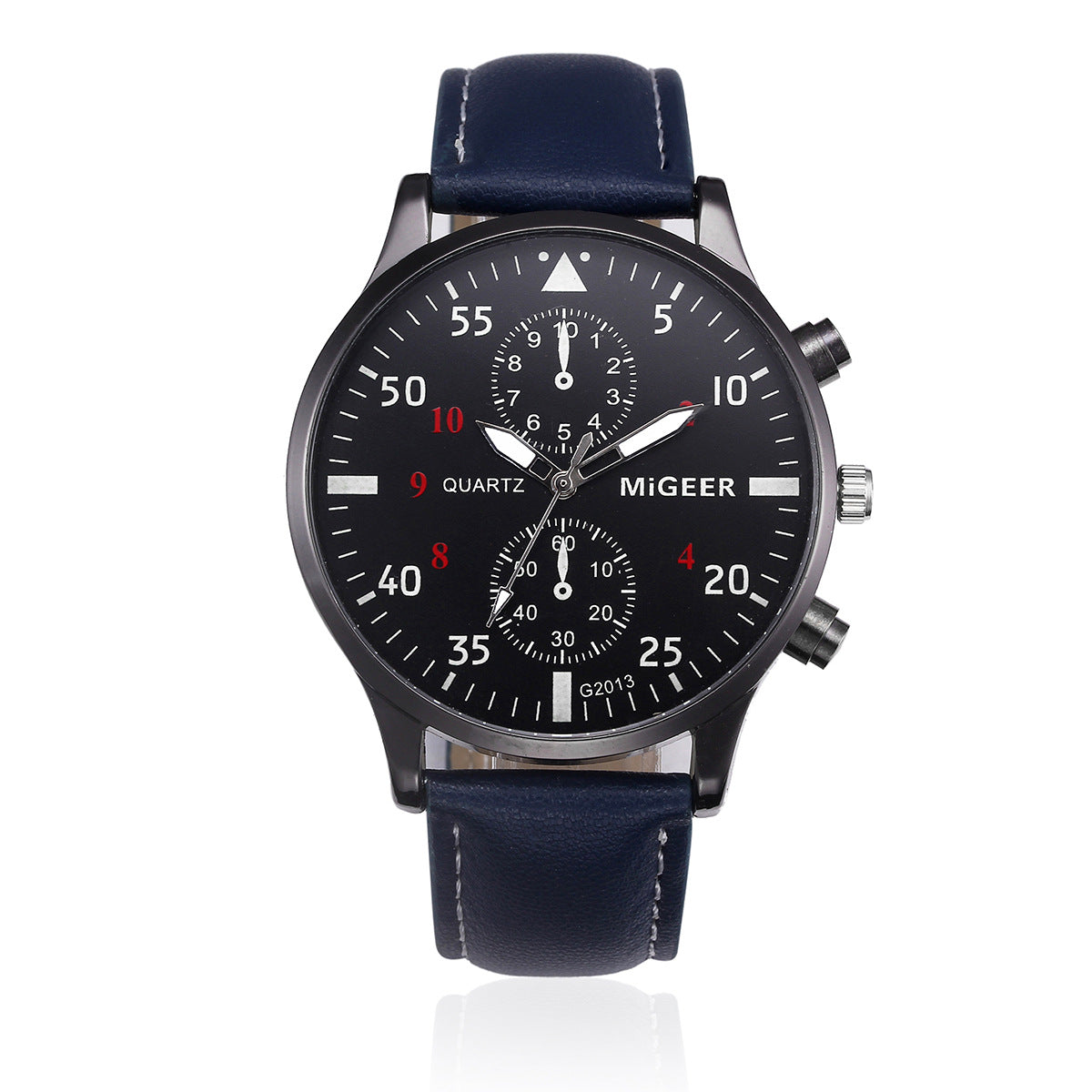 Montre Homme ELBÉ Urban – Design Vintage Quartz avec Bracelet Similicuir – vue 9
