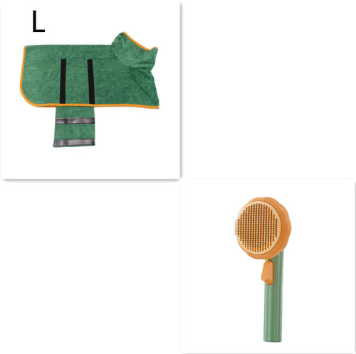 Brosse autonettoyante pour chat et chien – vue 2