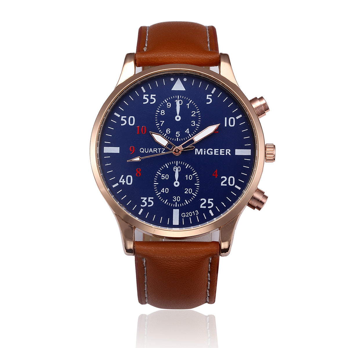 Montre Homme ELBÉ Urban – Design Vintage Quartz avec Bracelet Similicuir – vue 13