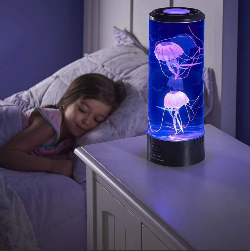 Lampe aquarium à méduses LED – vue 1