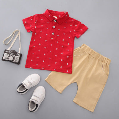 ELBÉ KIDS™ – Ensemble Garçon Polo & Short – vue 4
