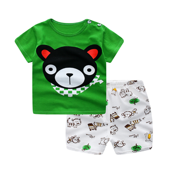 Ensemble bébé avec t-shirt motif dessin animé – vue 3