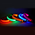 Collier LED lumineux en nylon pour animal – vue 1