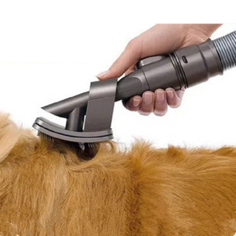 Brosse de toilettage avec raccord pour aspirateur – vue 1