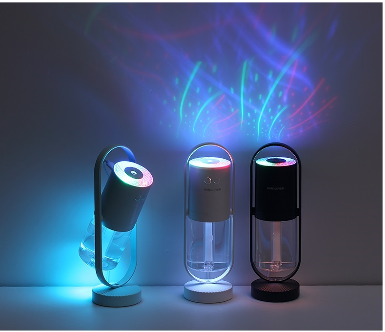 Humidificateur USB avec veilleuse à projection – vue 3