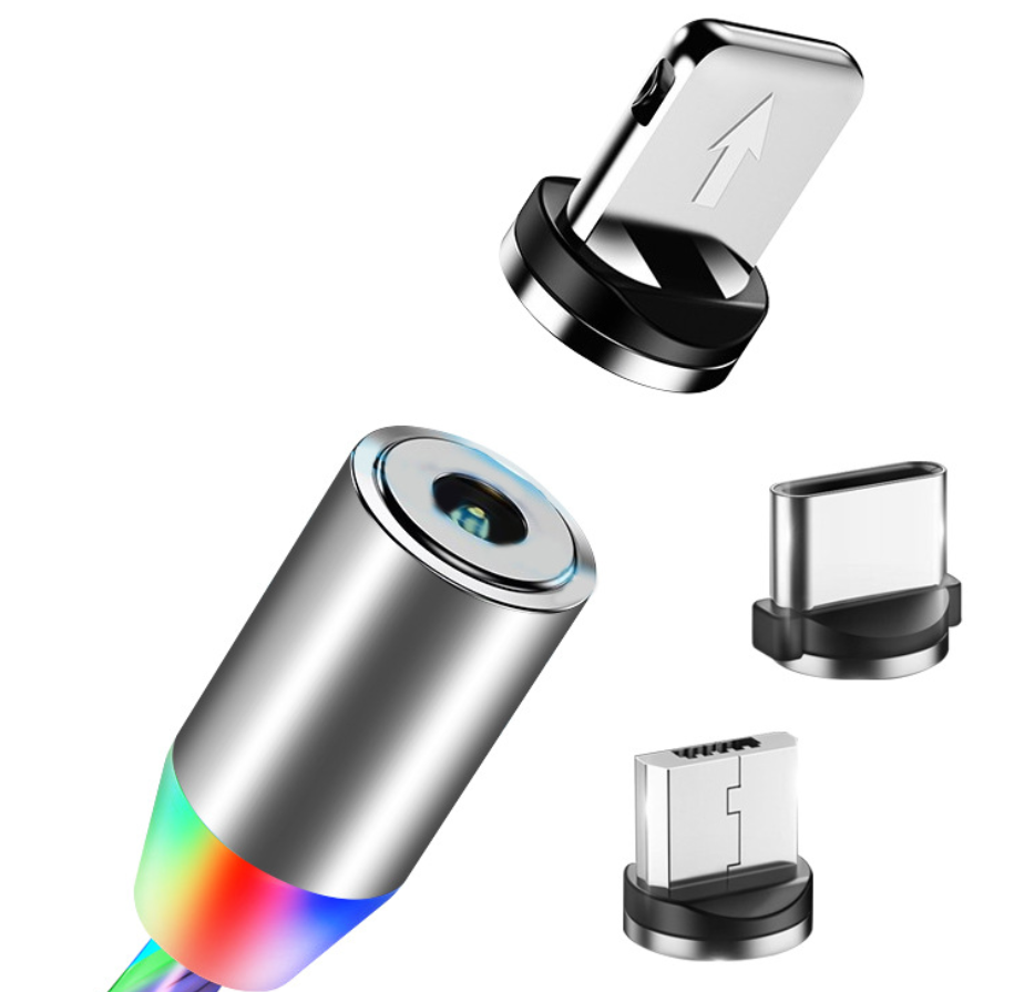 Câble de charge magnétique lumineux – vue 2