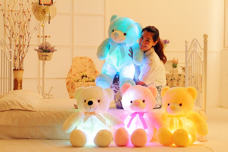 Ours en peluche lumineux LED – vue 1