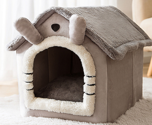 Maison pliable pour chien et couchage pour chat – vue 2