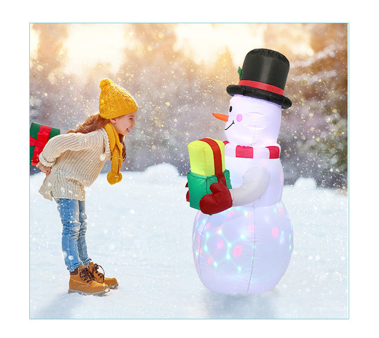 ELBÉ HOME™ – Décoration de Noël Gonflable Père Noël – vue 5
