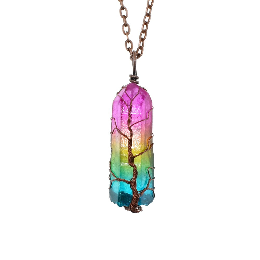 Collier Arbre de Vie en pierre naturelle – vue 4