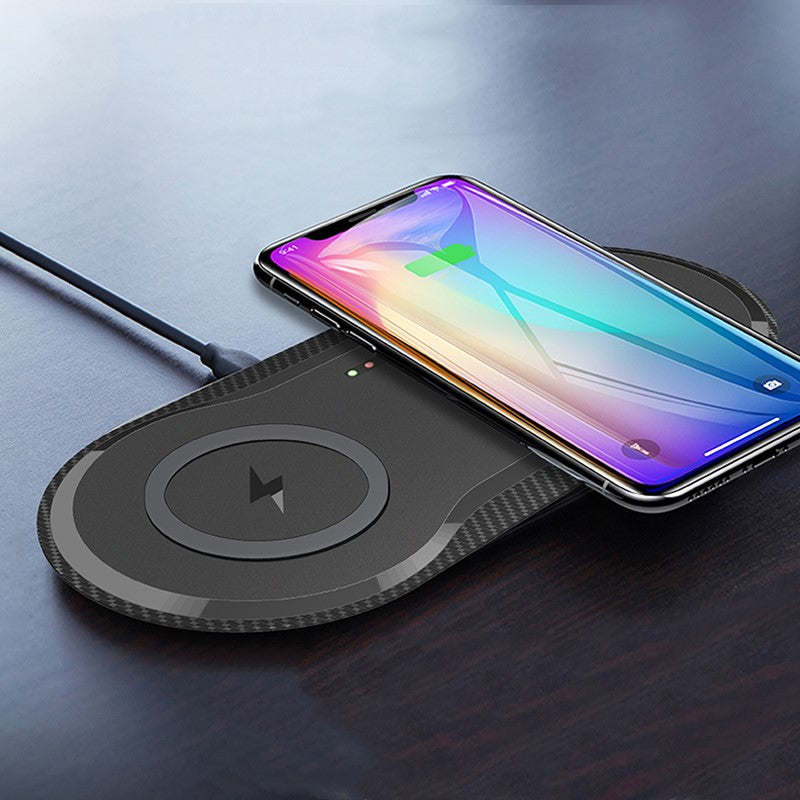 Double chargeur sans fil pour téléphone – vue 1
