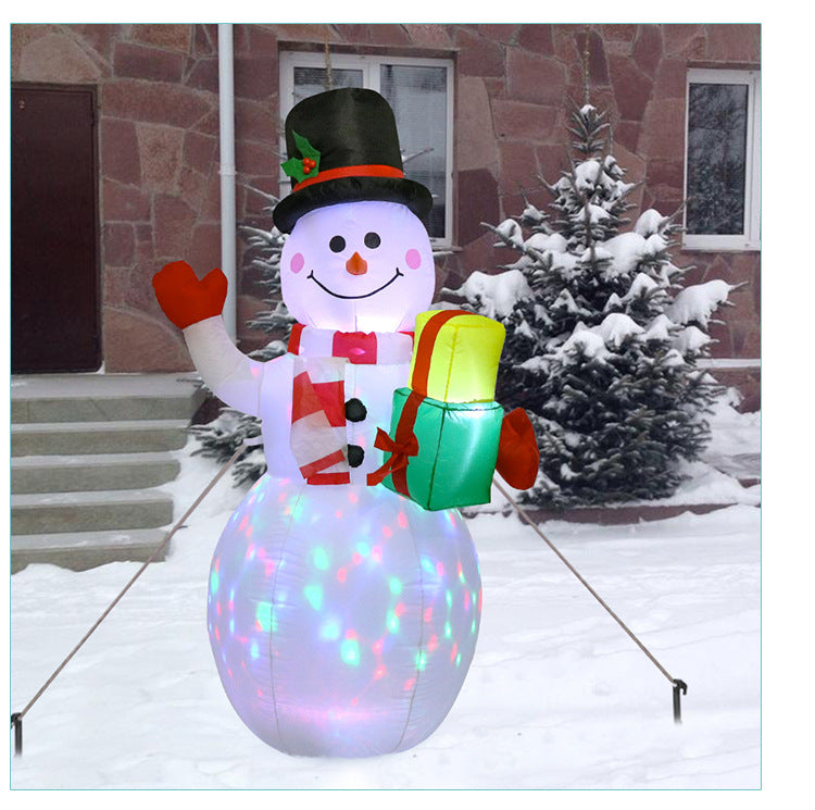 ELBÉ HOME™ – Décoration de Noël Gonflable Père Noël – vue 9