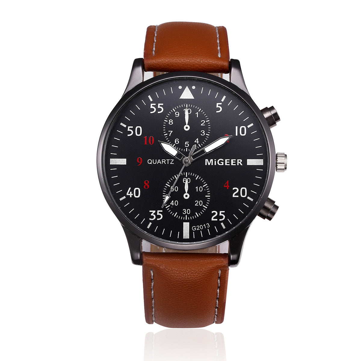 Montre Homme ELBÉ Urban – Design Vintage Quartz avec Bracelet Similicuir – vue 10