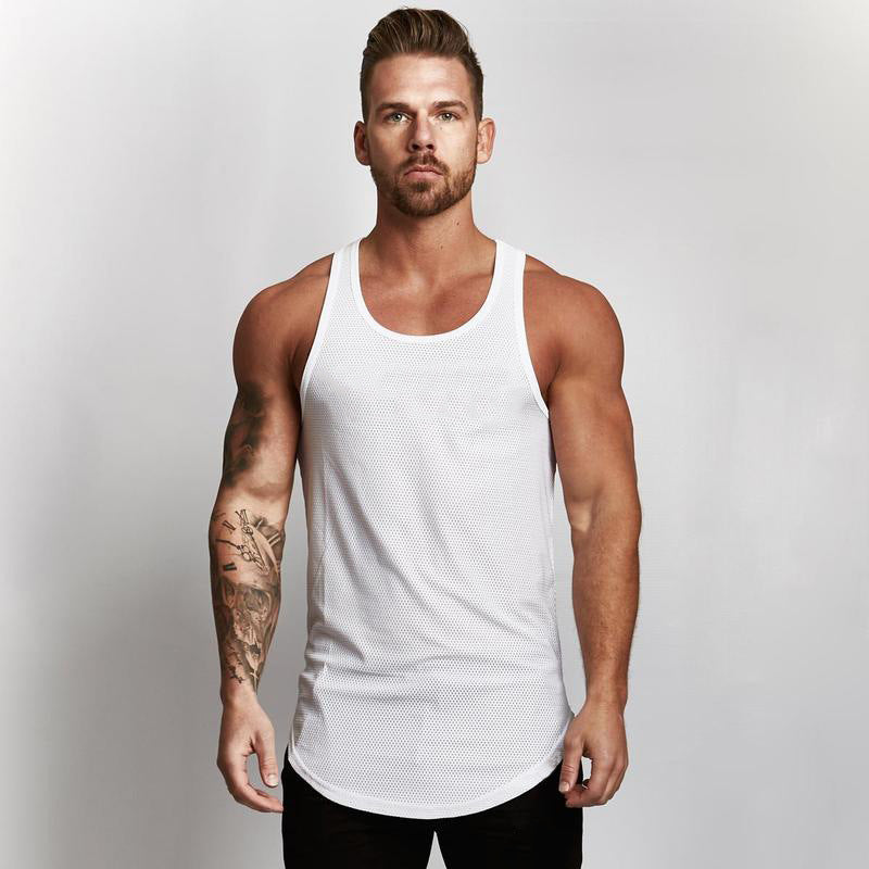 Débardeur de Sport Homme ELBÉ Urban – Coupe Longue Respirante – vue 4