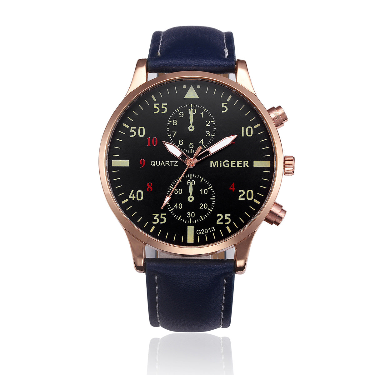 Montre Homme ELBÉ Urban – Design Vintage Quartz avec Bracelet Similicuir – vue 7