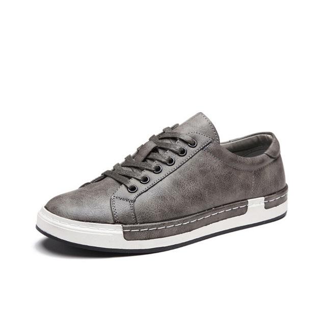 Chaussures casual effet cuir - vue 9