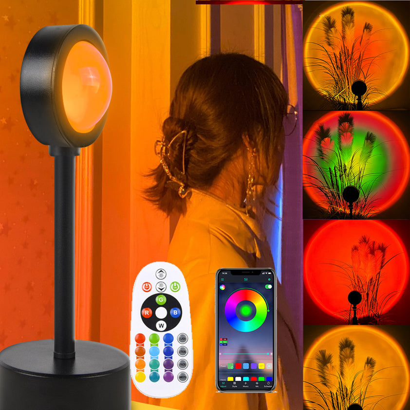 Lampe projecteur coucher de soleil – vue 1