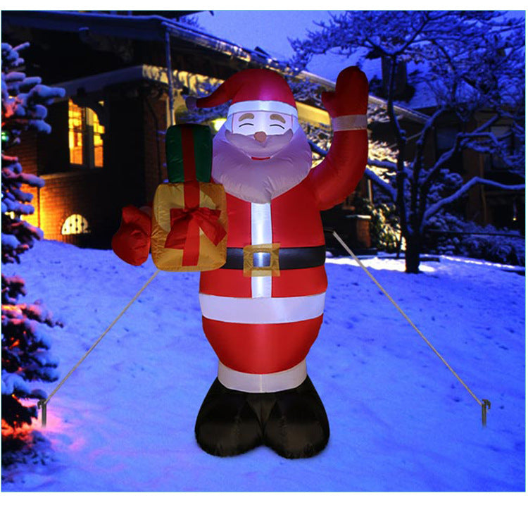 ELBÉ HOME™ – Décoration de Noël Gonflable Père Noël – vue 2