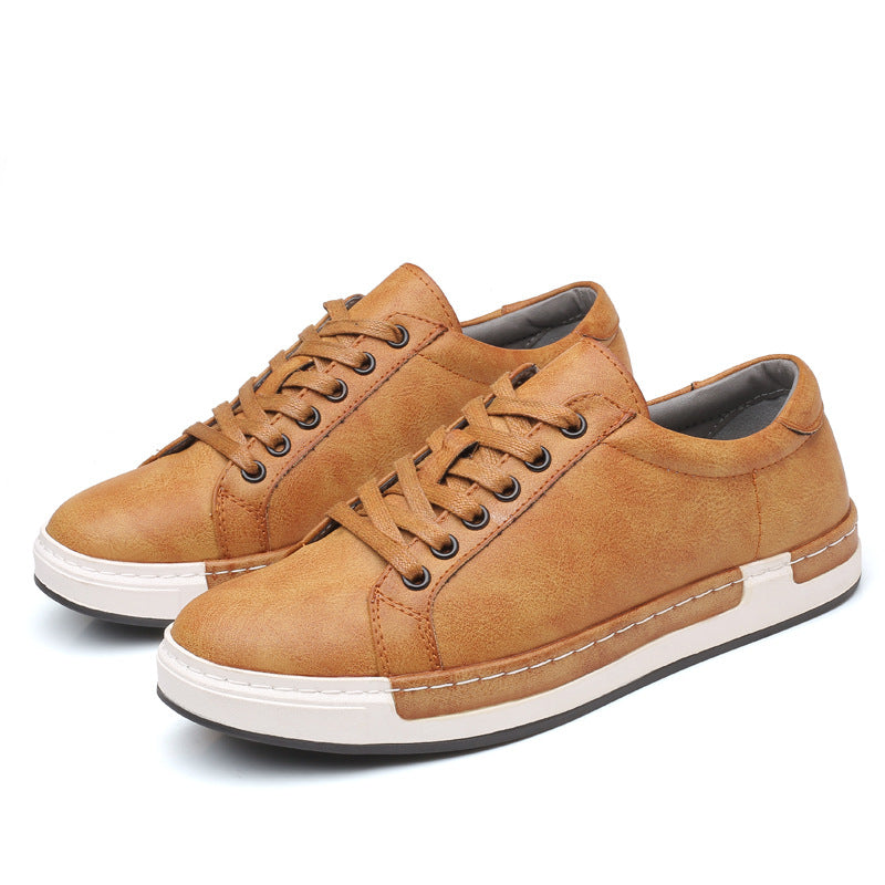 Chaussures casual effet cuir - vue 5