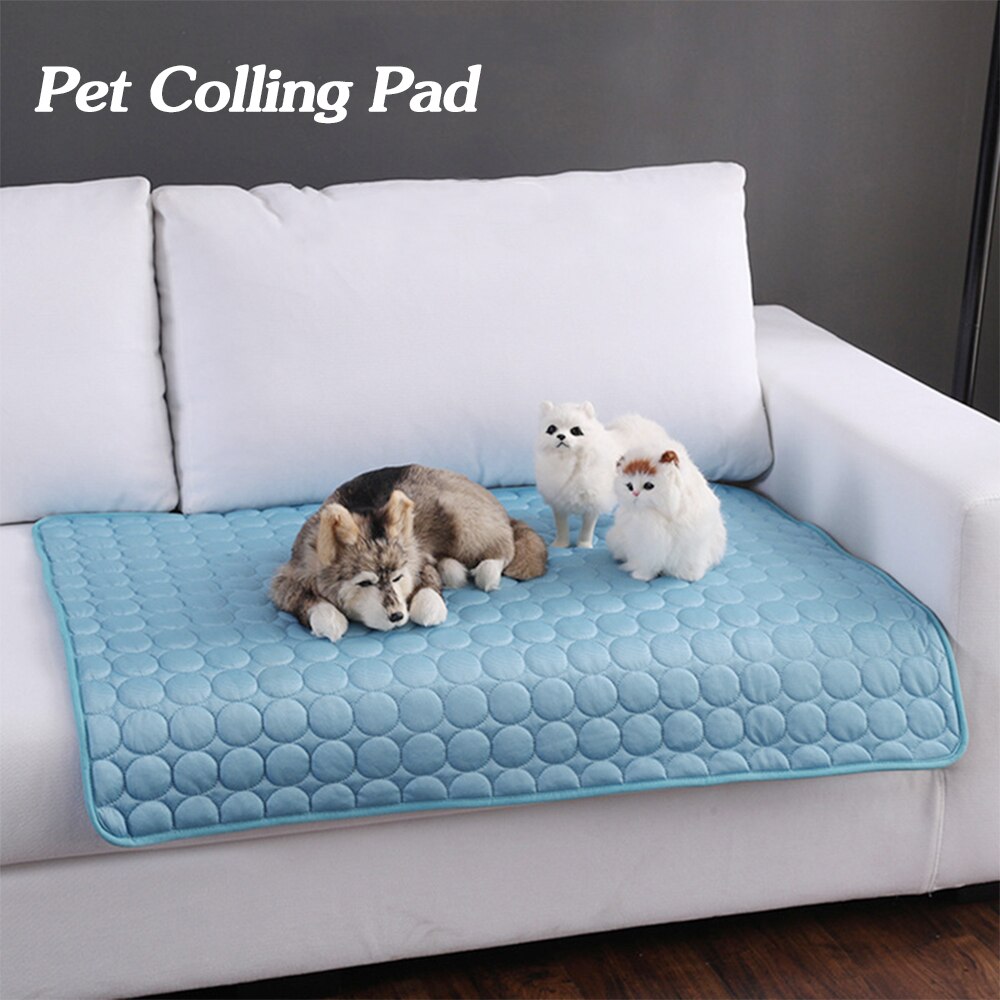 Tapis rafraîchissant en soie glacée pour animal – vue 2