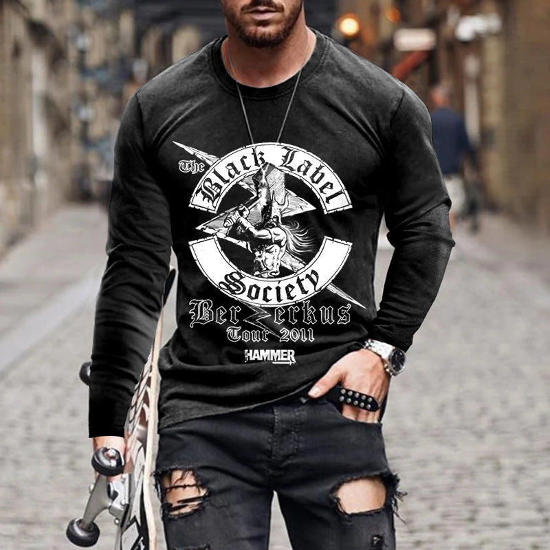 ELBÉ URBAN™ – Sweatshirt Homme Imprimé Manches Longues – vue 4