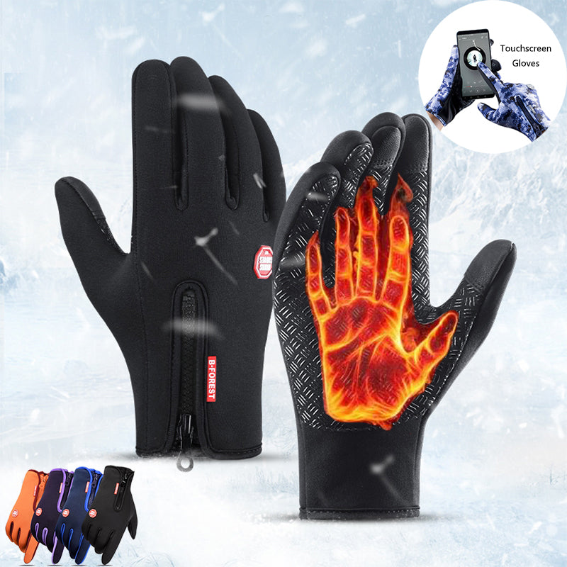 Gants d'hiver tactiles imperméables pour homme – vue 1