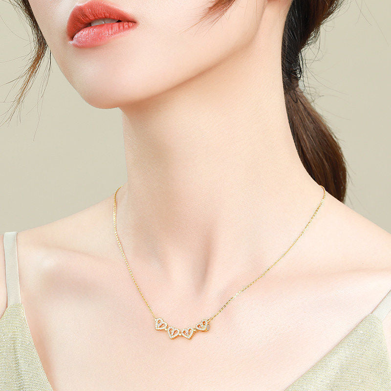 Collier trèfle à quatre feuilles magnétique – vue 2