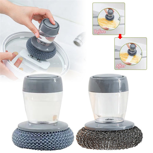 Brosse vaisselle avec distributeur de savon – vue 1
