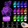 Veilleuse LED 3D en acrylique USB – vue 1