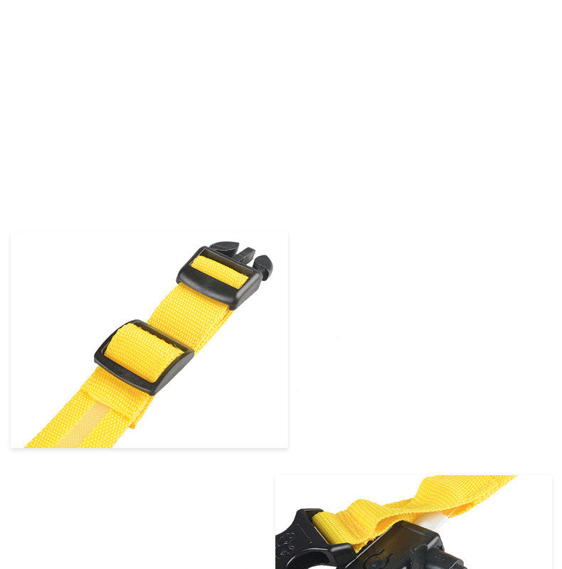 Collier LED lumineux en nylon pour animal – vue 2