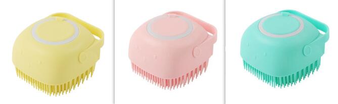 Gant de bain massant en silicone pour chien – vue 2