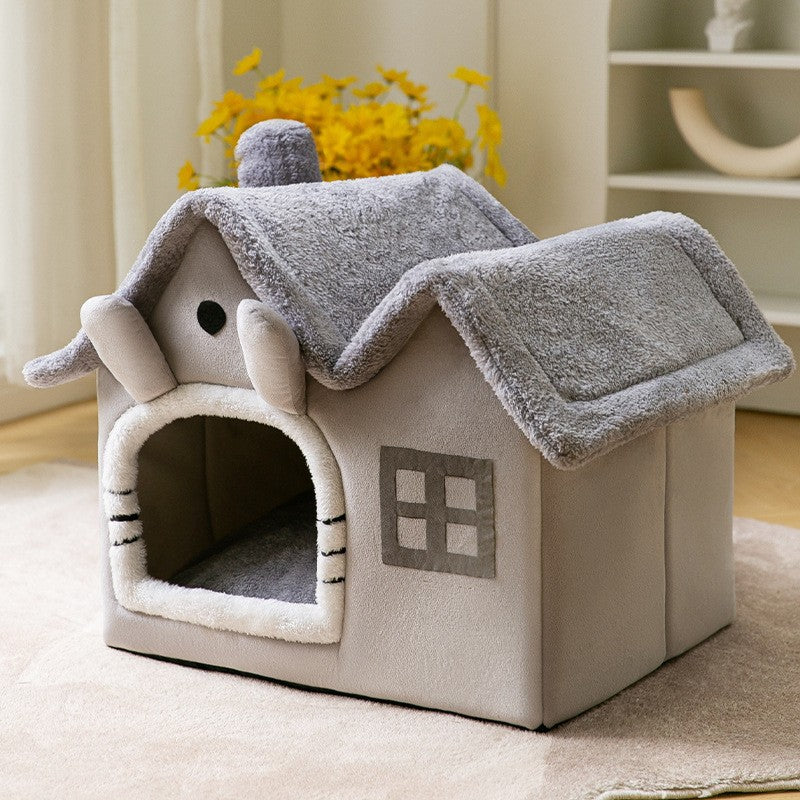 Maison pliable pour chien et couchage pour chat – vue 4