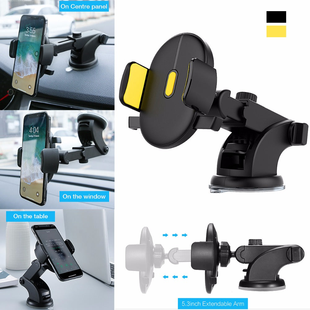 Support de téléphone télescopique pour voiture – vue 1