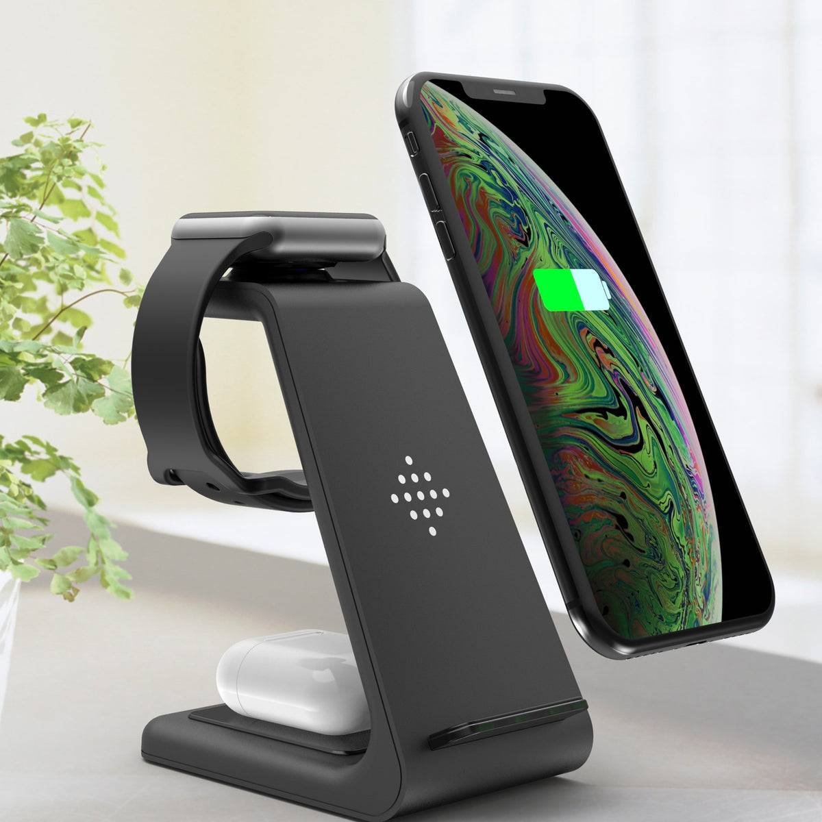 Station de charge sans fil rapide 3-en-1 – vue 1